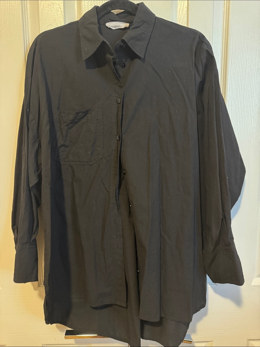 Classic Black Button-Up Shirt